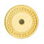 Round beaded escutcheon in Antique Brass-1125195120