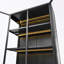 Accent cabinet with four doors and metal handles-622781702