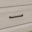 Commode 6 tiroirs 31,5 po avec finition grain de bois gris Altona
