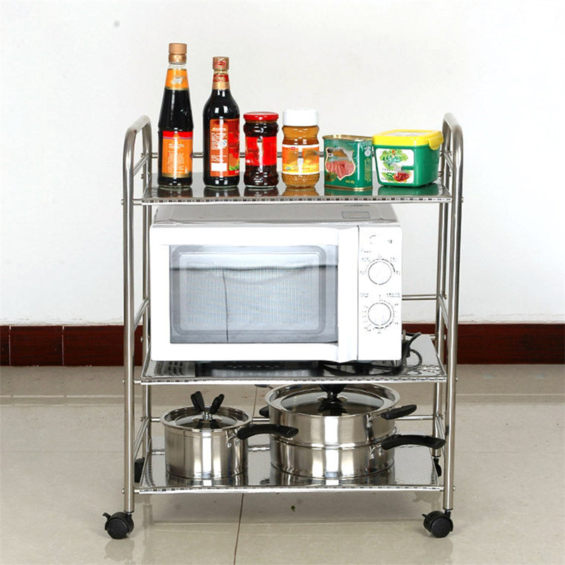 29.5'' H x 23.6'' W Stainless Storage Cart