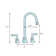Lombardia Widespread Lavatory Faucet With C-Spout