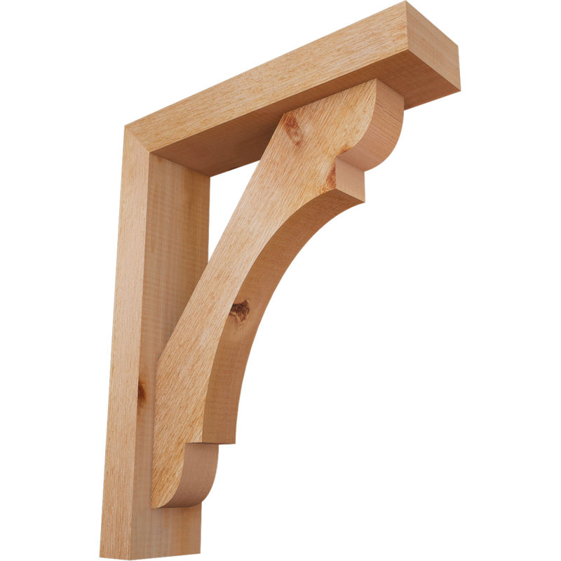 Support de bloc olympique avec entretoise décalée, 20 x 16, Cèdre rouge occidental de l 4 po (scié brut)