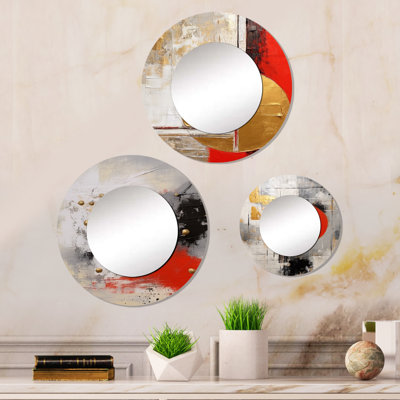 Elliet Metal Round Mirror