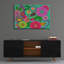 Art mural en verre «Paisley Garden» par Hello Angel-649275864