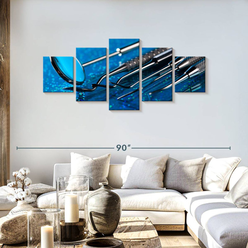 Dental Materials, 30" H x 68" W
