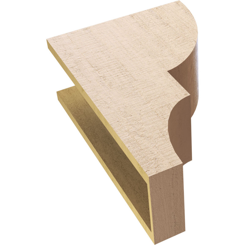 Bois de cèdre brut Ridgewood, Corbeau apprêté Ridgewood, H 21 po x l 7 po x P 14 po
