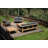 Sonoma 4 Piece Teak Sofa Seating Group with Sunbrella Cushions-1700585743