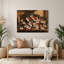 Art mural en métal brun-901796063