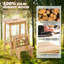 Escabeau en bois 3 marches 3 en 1 pliable naturel, 200 lb Capacité de charge-1515825112