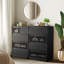 Commode 5 tiroirs l 27,5 po avec panneau ondulé Stanton-2136744720