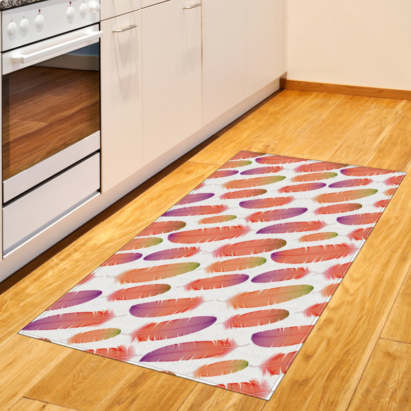 Feathers High Density Long Fiber Poly Threads Decorative Area Rug Carpet, Rectangle 2'7" x 5'