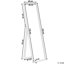 Wobna Flat Floor Mirror-38420857