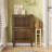 Mid-century Modern Shoe Cabinet With Double Flip Drawers, Freestanding Storage Unit For Entryway Or Corridor-1945356530