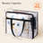 4-Pack Clear Clothes Storage Bags, 40L Blanket Storage Bag, Vinyl Foldable Bags, Closet Organizers-1000122460-1000122434