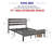 41.4"H Bed Frame with Wood Headboard and Footboard, with Under Bed Storage, by Oxly -1652183889-1652183890