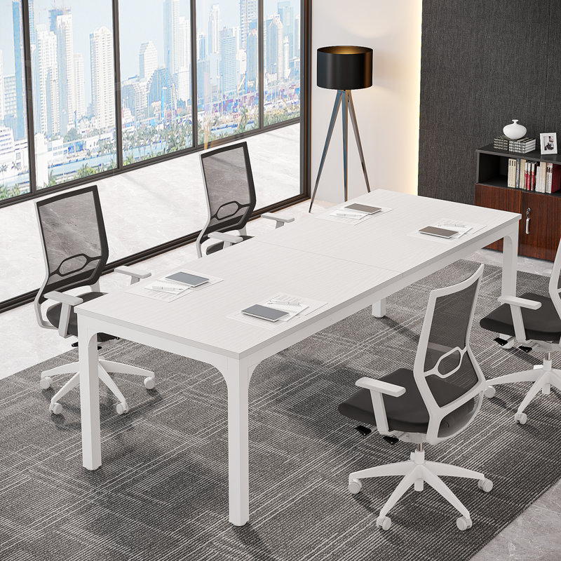 78.74'' Rectangle Conference Table, White