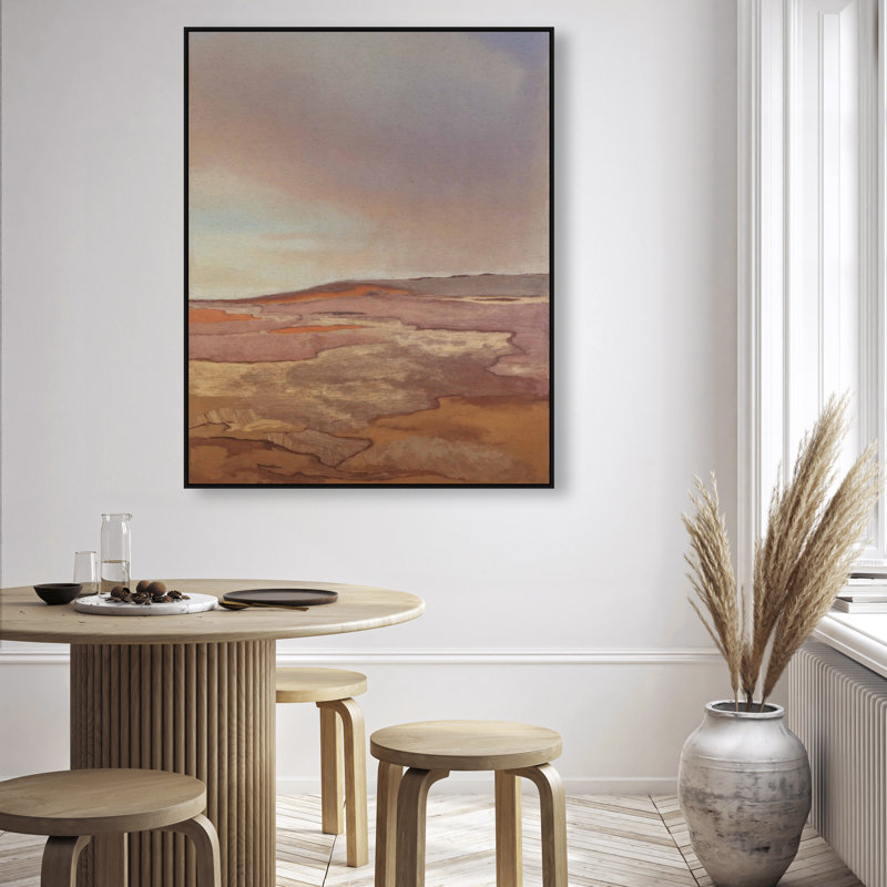 Collected View II Canvas Abstract Print by Oliver Gal, Black Frame, 16 x 20, 37"H x 46"W, Black Floater Frame
