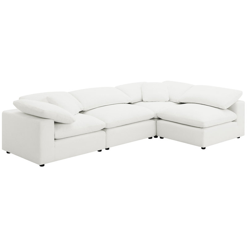 Canapé modulaire Hudson, Bouclé ivoire