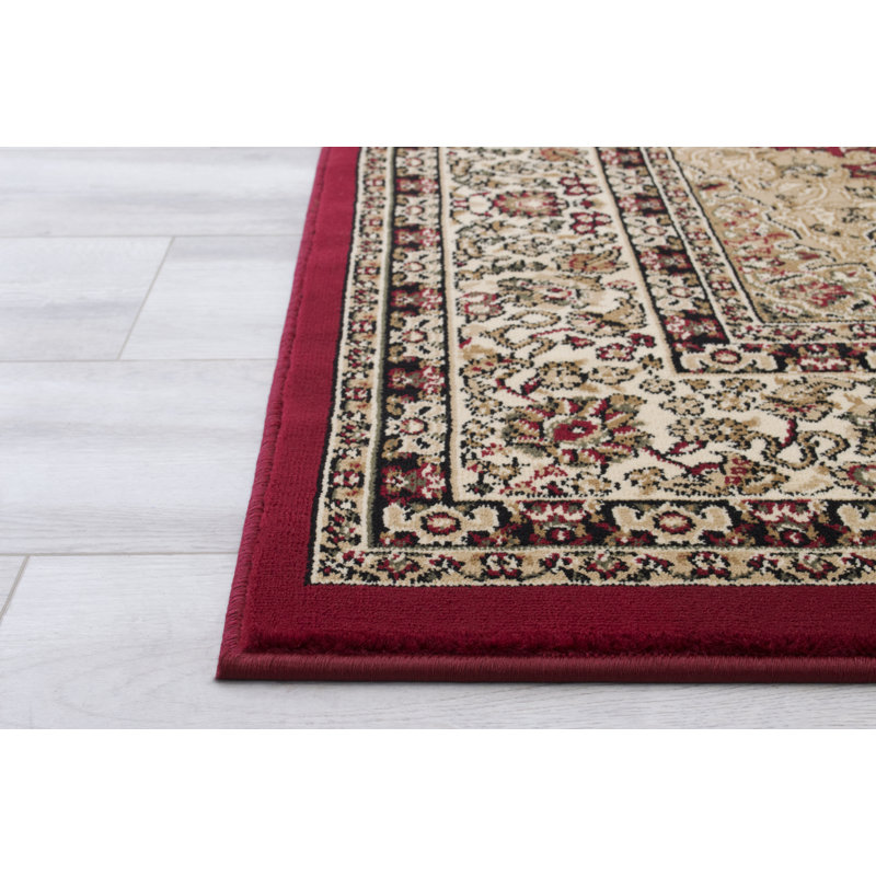 Oriental Area Rug in Red