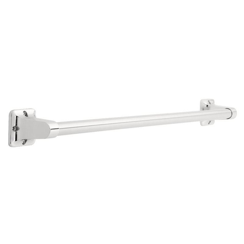 Exposed Mount Residential Assist Grab Bar, 0.87" H x 16" W, Polished Chrome