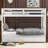  Twin Bunk Bed Frame with Pull-Out Trundle, Space-Saving Sleeper and Guest Solution, Espresso-1220315850