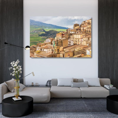 Wilson, Emily Art: Palermo Province, Gangi View of the town of Gangi in the mountains of Sicily