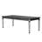 Mirrored & Black Finish Dining Table