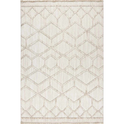 Malili Moroccan Beige Area Rug