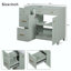 Base de meuble-lavabo simple Rosmely 35,43 po-1942967500