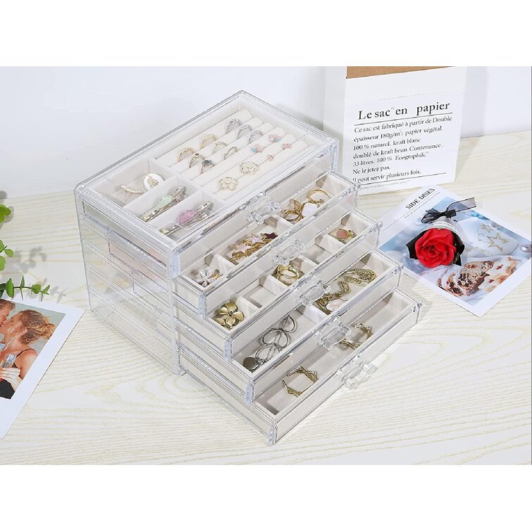 Rebrilliant Acrylic Jewelry Box + Drawers