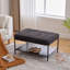 Banc de rangement rembourré avec tablette amovible-773862792