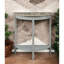 Console Justino en chêne gris et gris