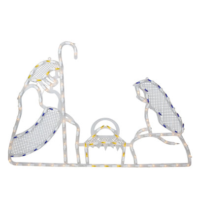 Silhouette de fenêtre de Noël 30 po