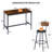 Pub High Dining Table 7 Piece Set,Bar Table Set for 6-728199478-728199483