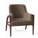 Fauteuil capitonné large de 29,5 po Devin