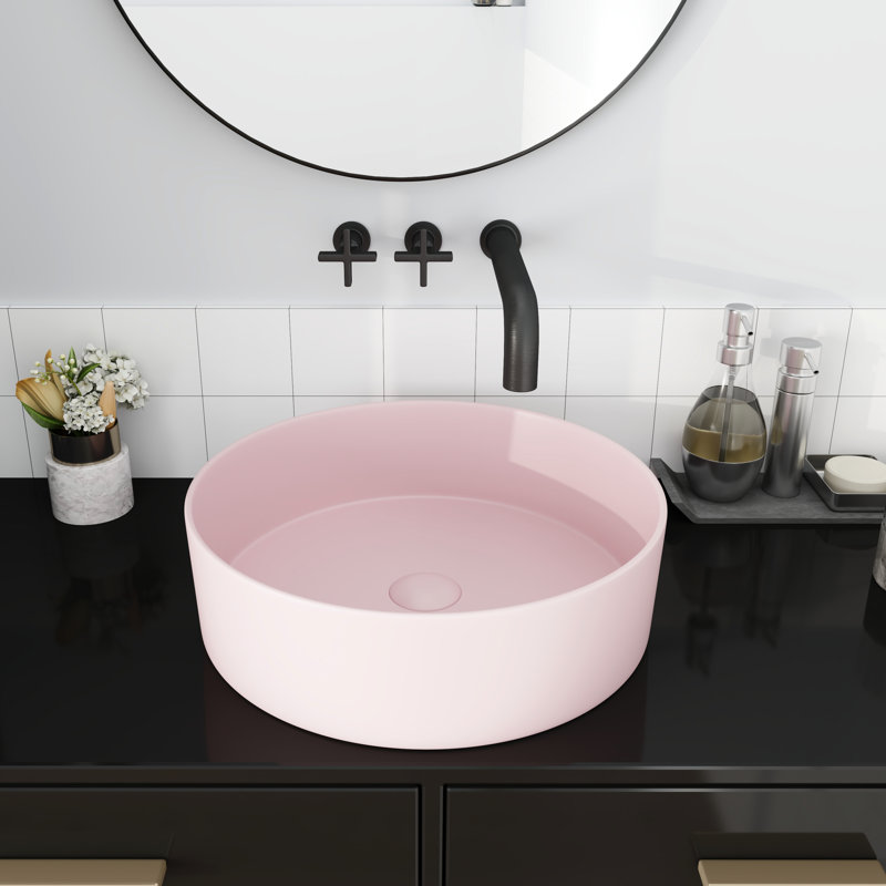Lavabo pour salle de bain Malwae, Pink