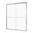 Semi-Frameless Double Sliding Shower Door