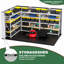 Remise de rangement en plastique avec plancher l 10 pi x P 7 pi