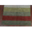 Tapis vert en laine noué à la main de conception unique 6 pi 8 po x 9 pi 10 po Magrit
