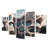 Organic Architectural Flow I - Futuristic Architecture Canvas Print - 5 Panels