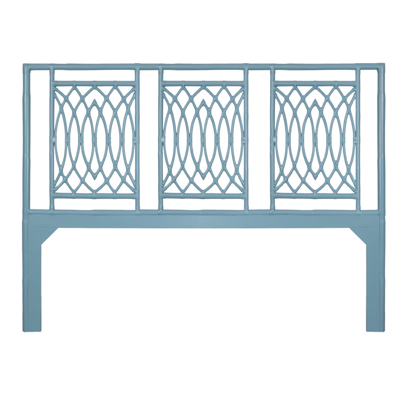 Haskins Headboard, King, Pool Blue