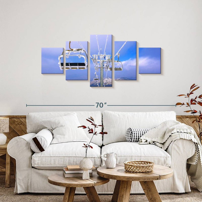 Télésiège Ski, H 24 po x l 55 po