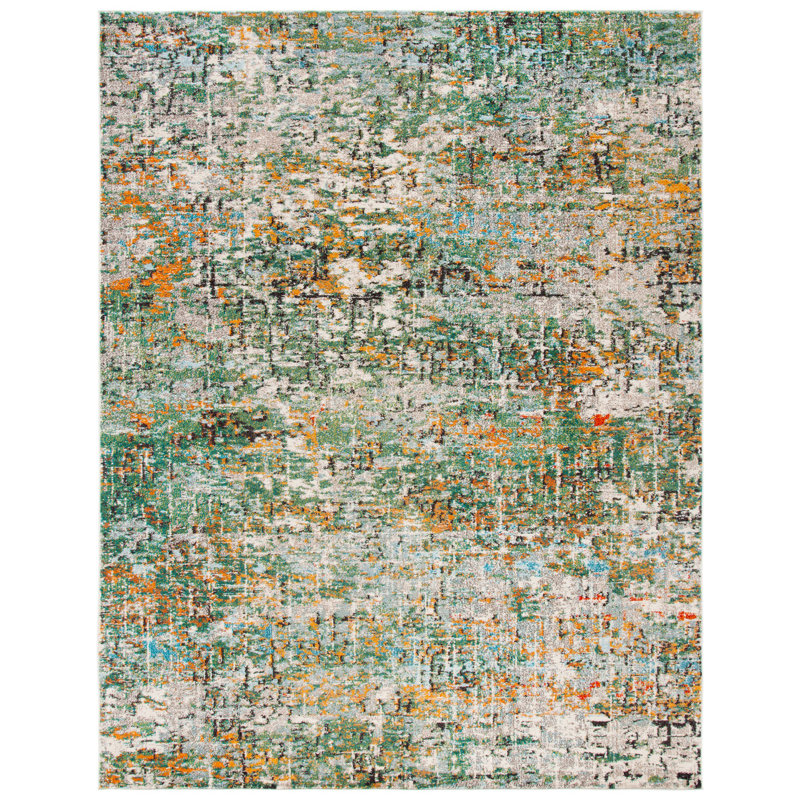 Jyn Performance Abstract Rug, Rectangle 8' x 10'