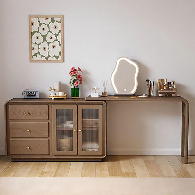 Makeup Vanity with Light mirror,3 drawers