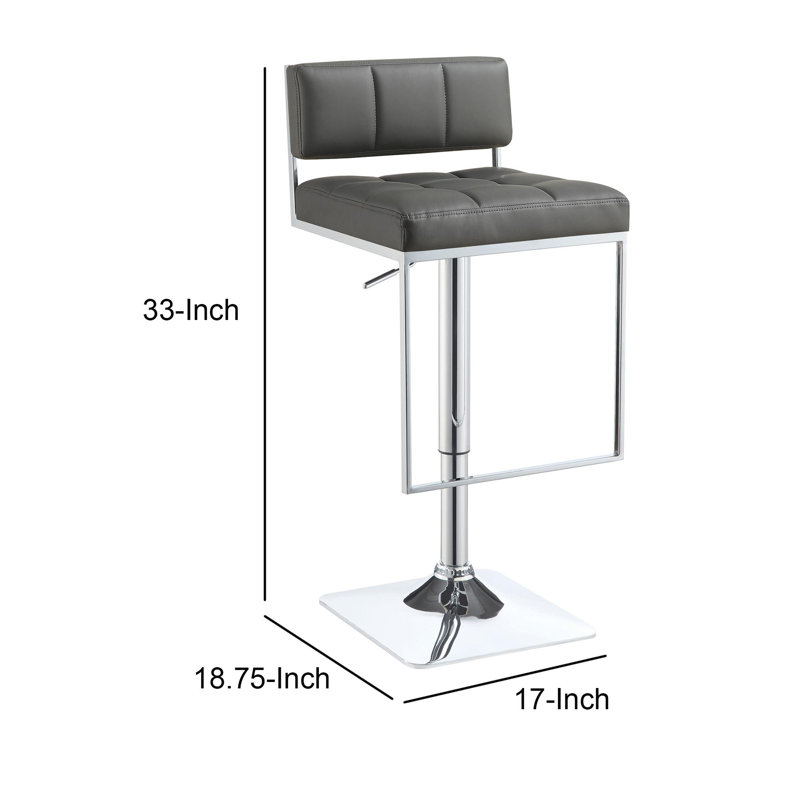Tabouret de bar Kaylaa, Gris