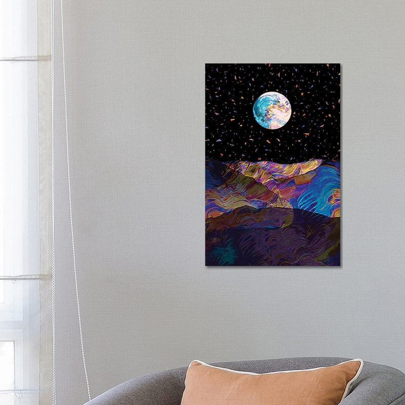 Full Moon V by Gab Fernando - Wrapped Canvas Print, 66.04 cm H x 45.72 cm W x 1.91 cm D