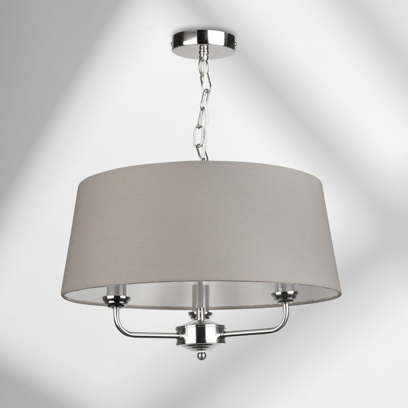 Netasha 3 - Light Shaded Pendant Chandelier