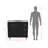 Utility Sink Cabinet Telford, Kitchen, Black