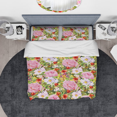 Ensemble de housse de couette designart botanique