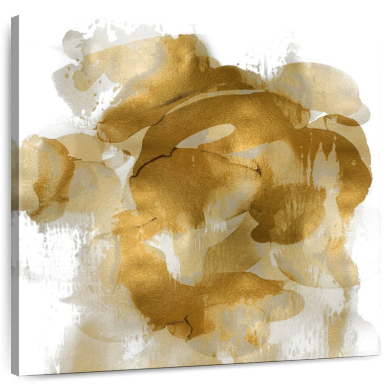 Gold Flow II, H 33 po x l 33 po